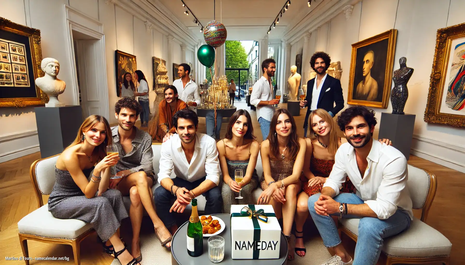 Празнуване на имен ден и име - Martino di Tours