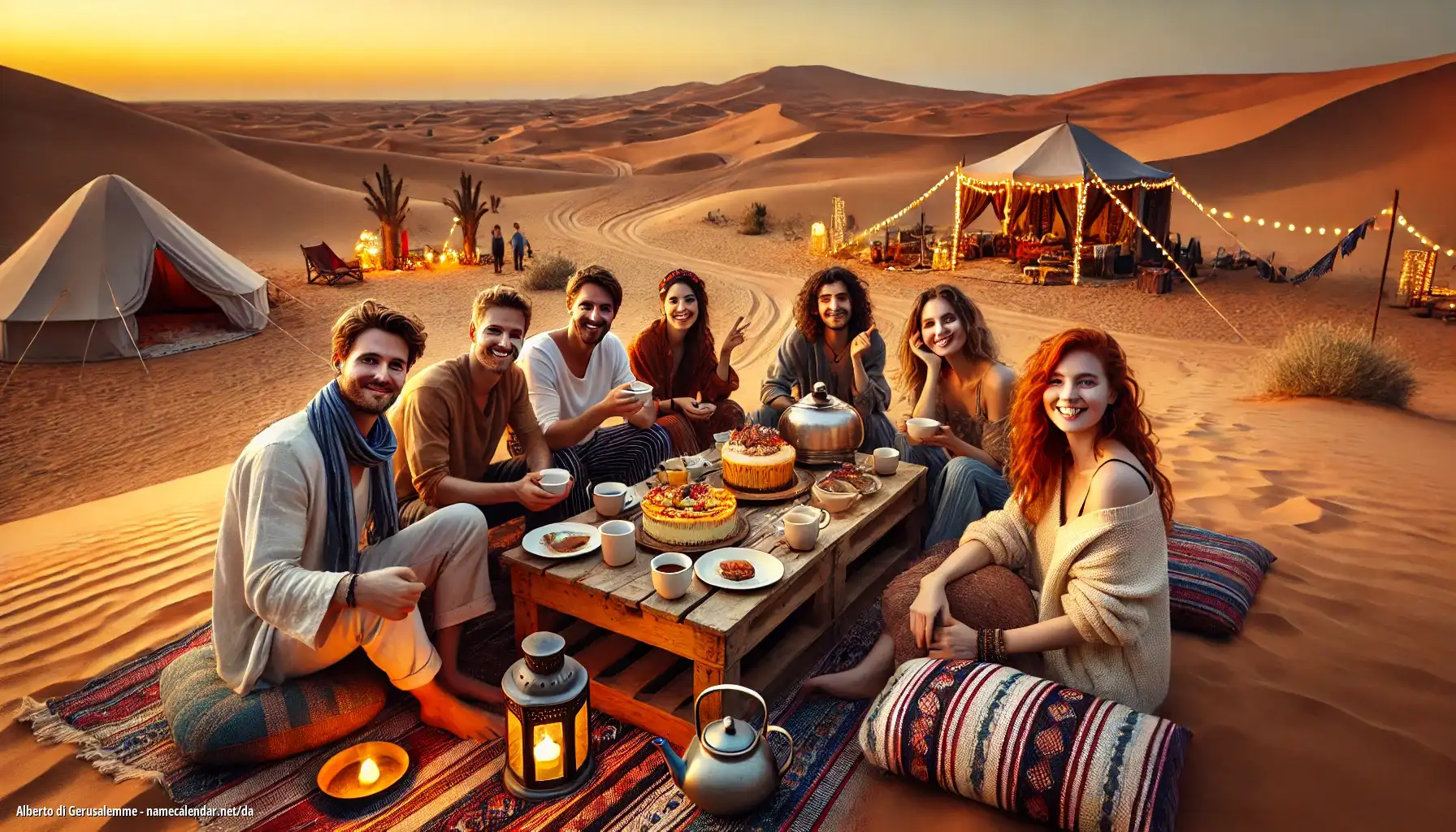 Fejring af navnedag og navn - Alberto di Gerusalemme