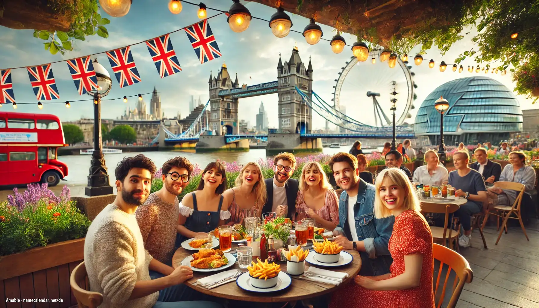 Fejring af navnedag og navn - Amable