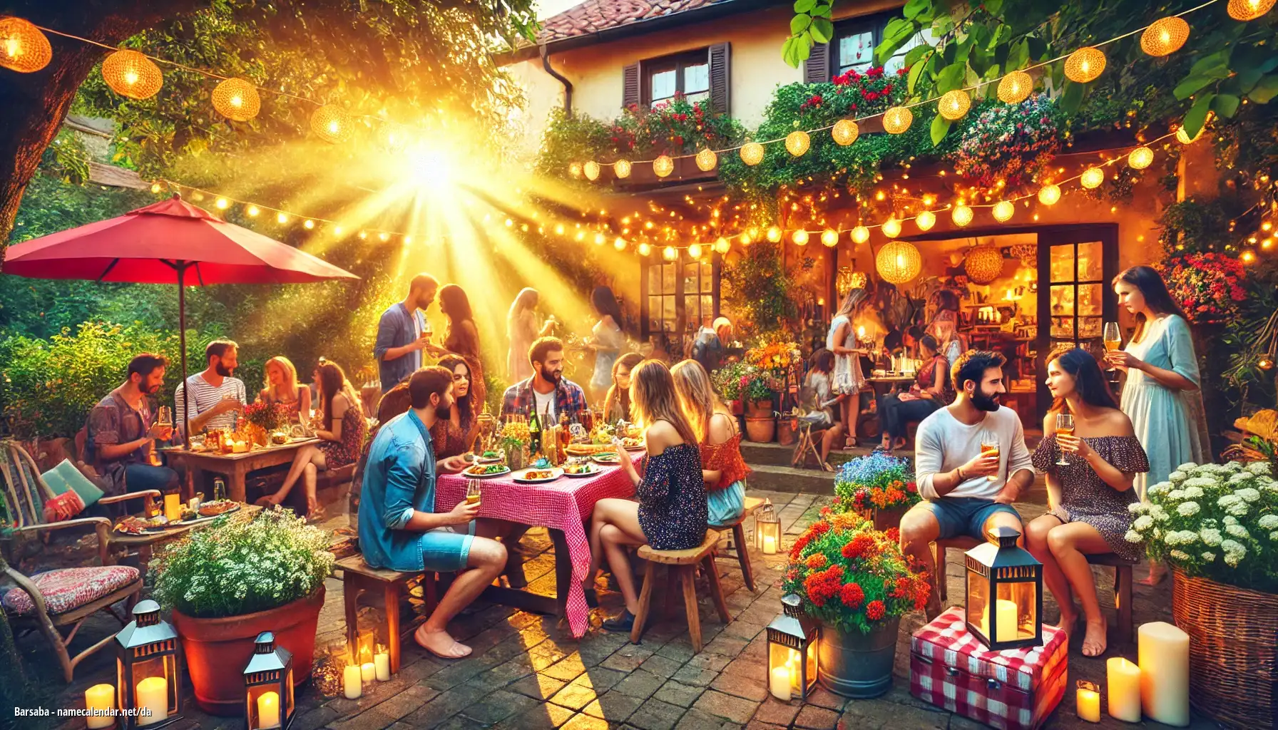 Fejring af navnedag og navn - Barsaba