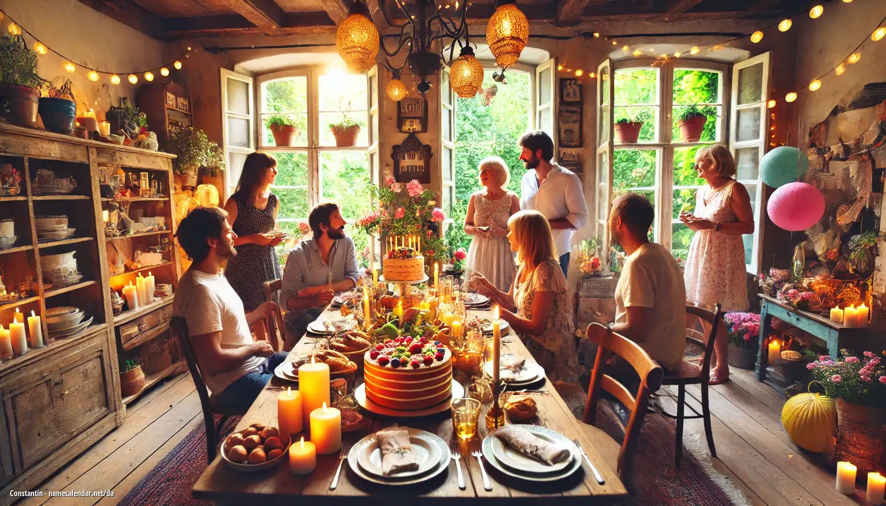 Fejring af navnedag og navn - Constantin