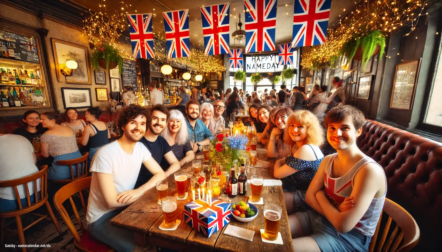 Fejring af navnedag og navn - Gatsby