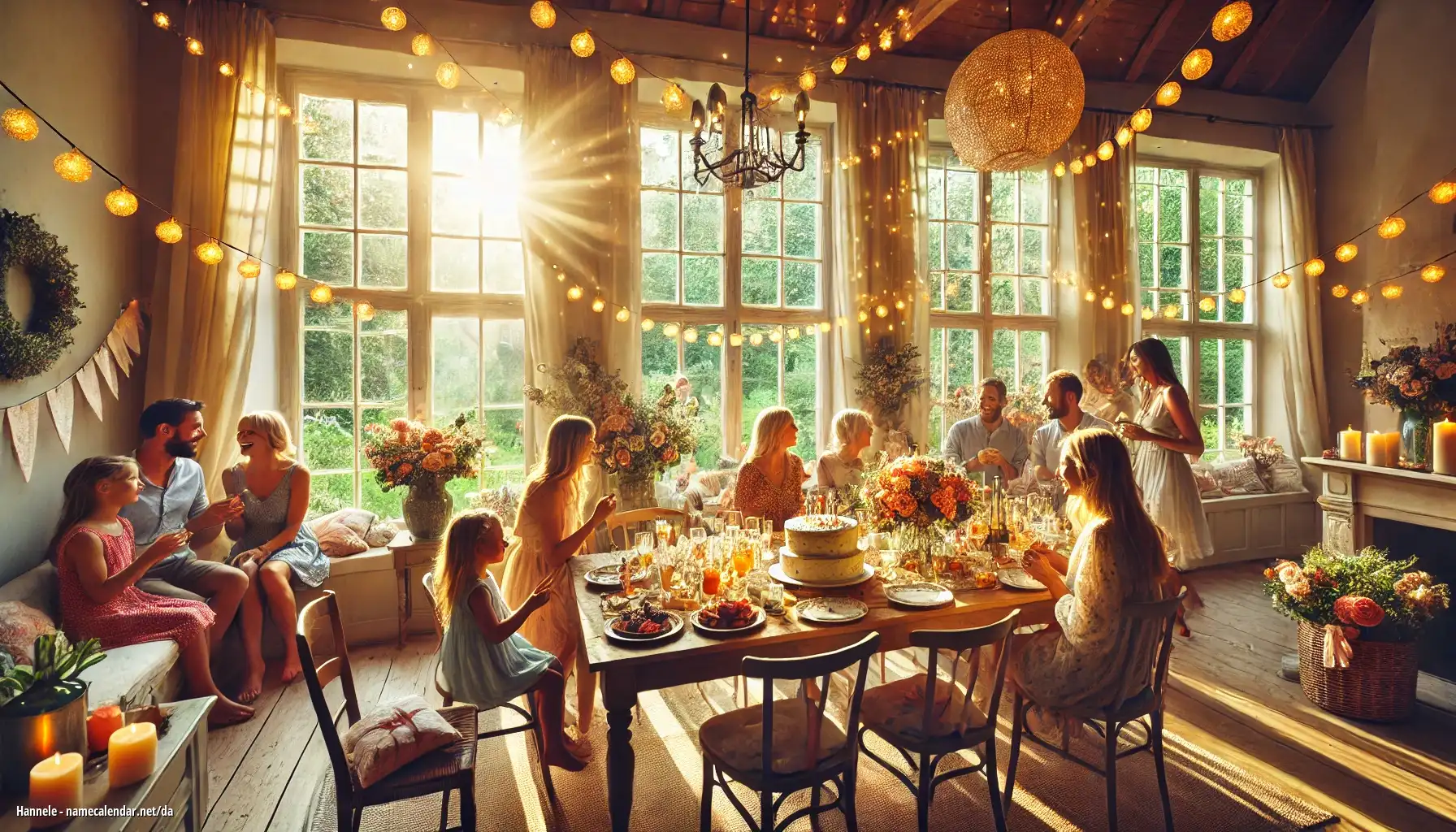 Fejring af navnedag og navn - Hannele