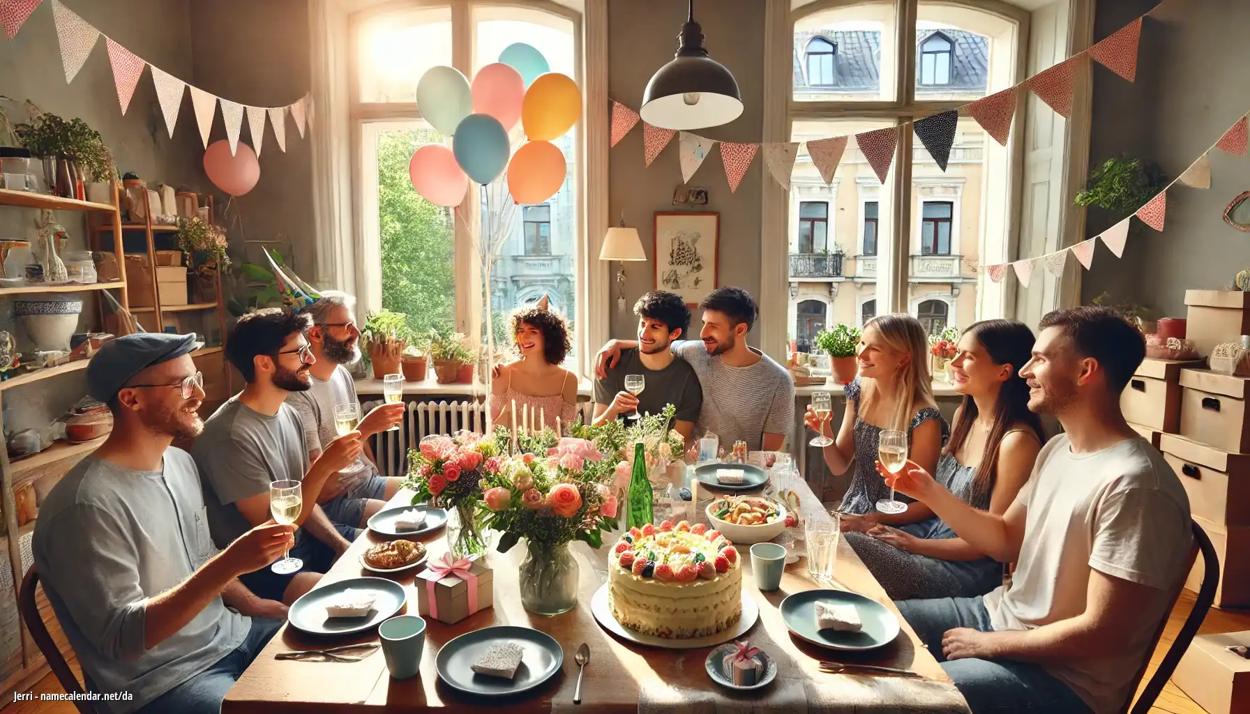 Fejring af navnedag og navn - Jerri