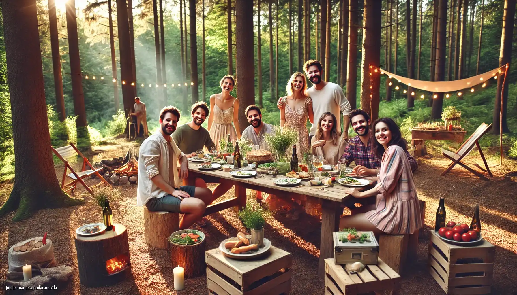 Fejring af navnedag og navn - Joelle