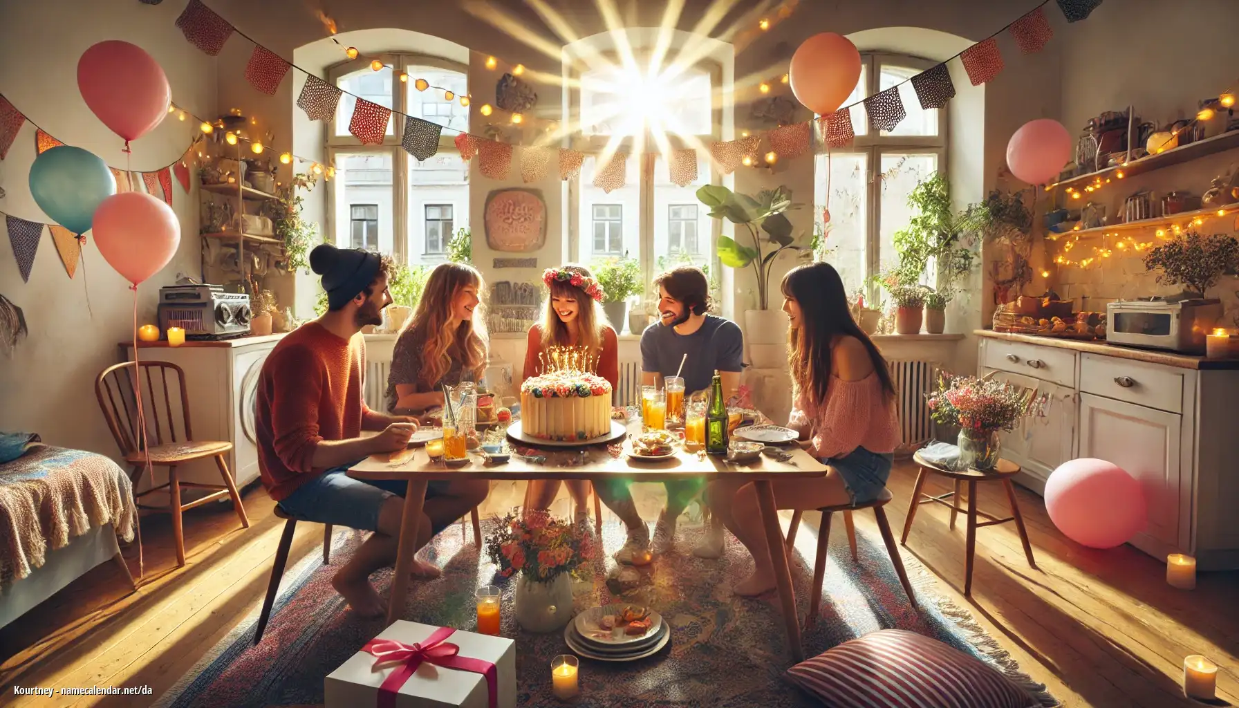 Fejring af navnedag og navn - Kourtney