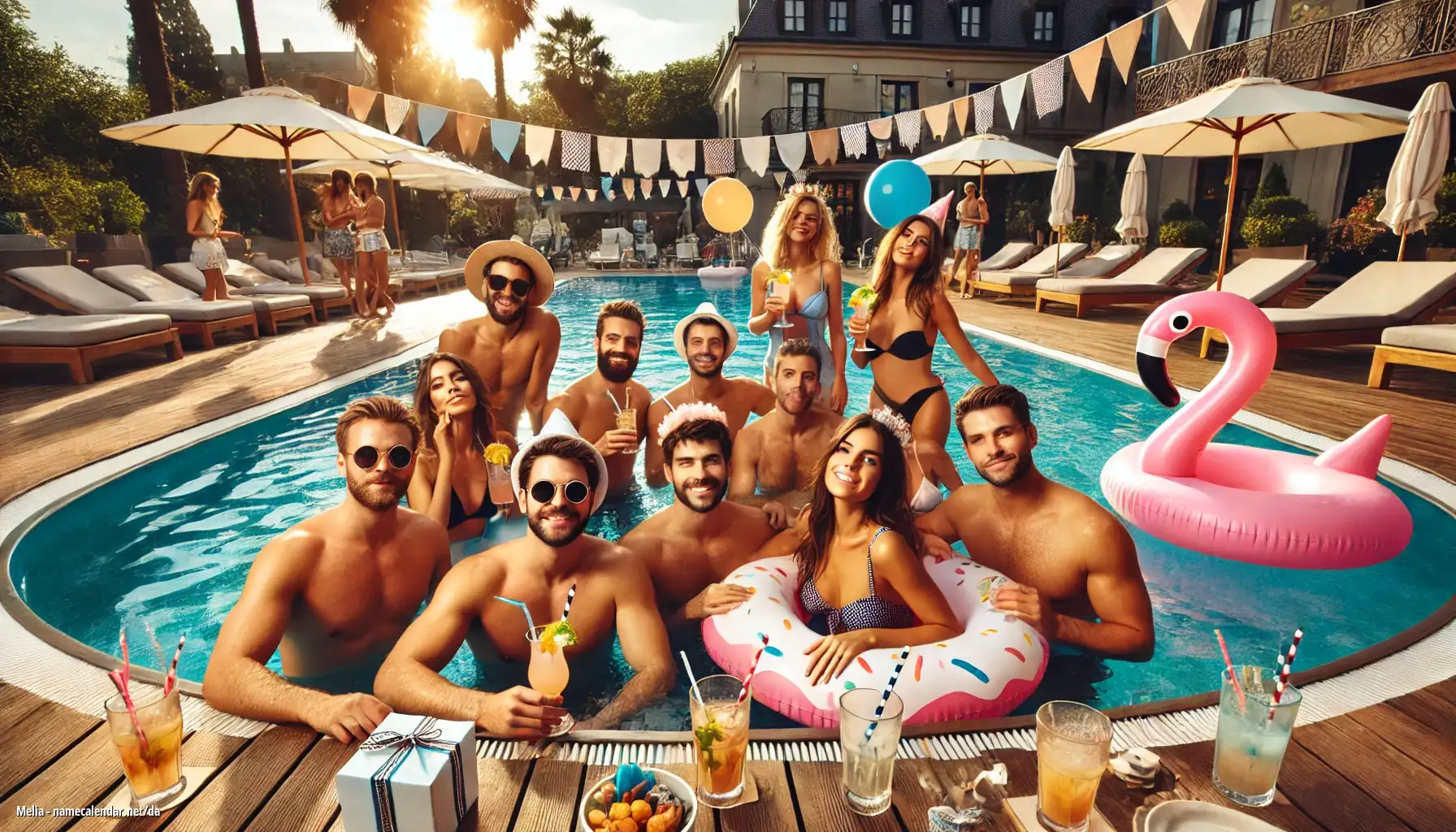 Fejring af navnedag og navn - Melia