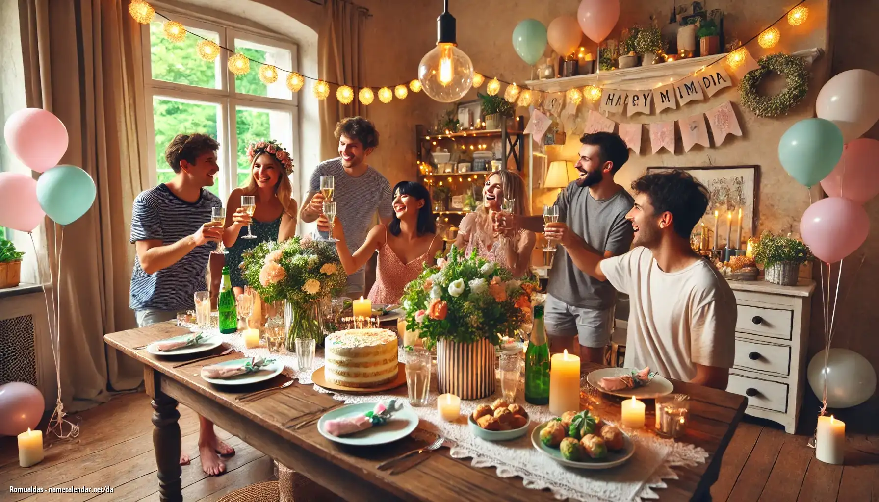 Fejring af navnedag og navn - Romualdas