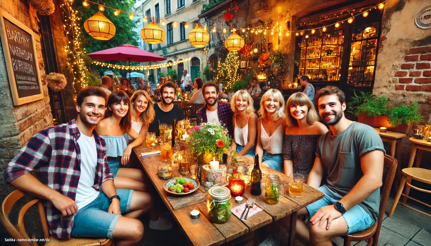 Fejring af navnedag og navn - Sashka