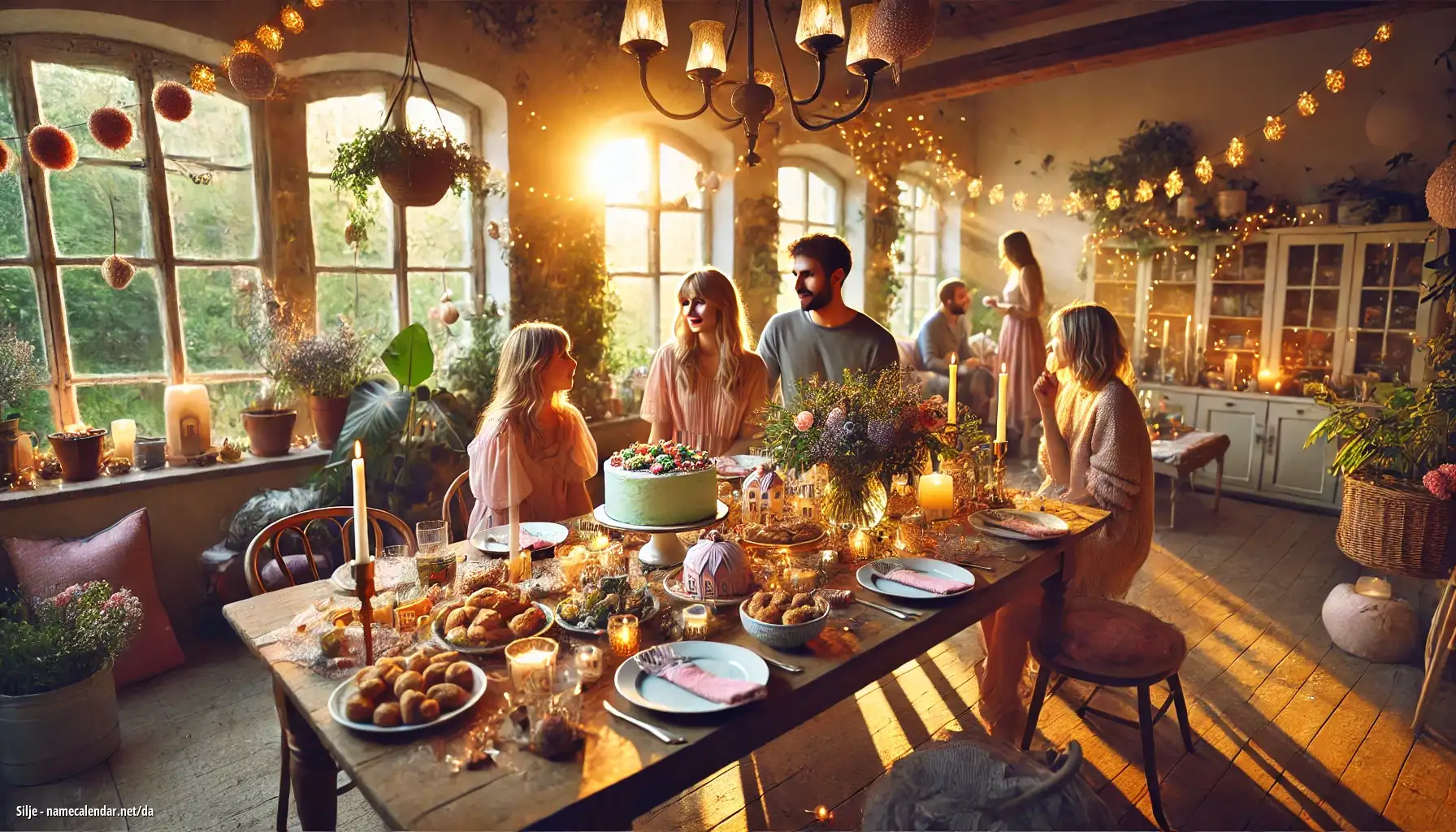 Fejring af navnedag og navn - Silje