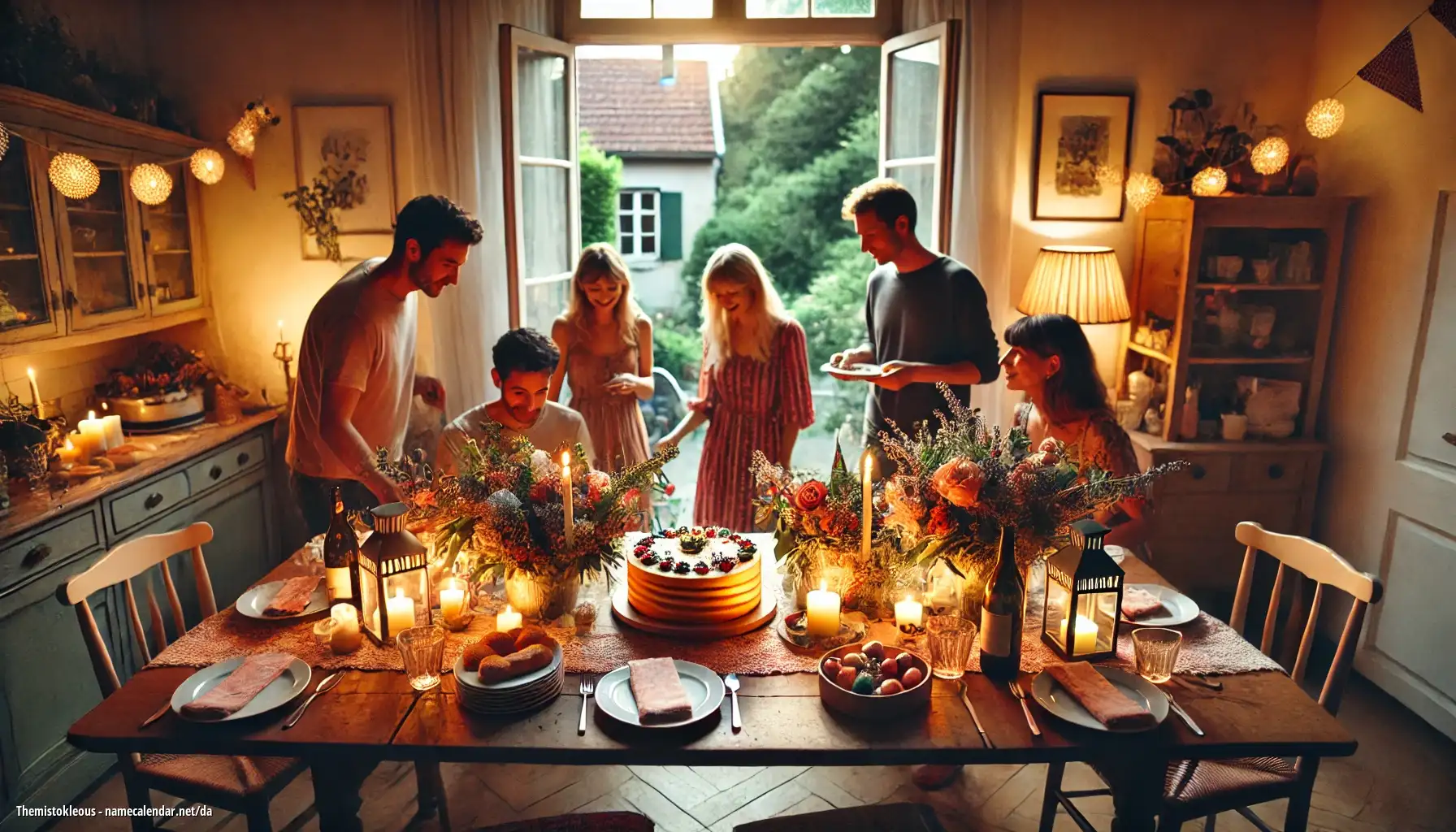 Fejring af navnedag og navn - Themistokleous