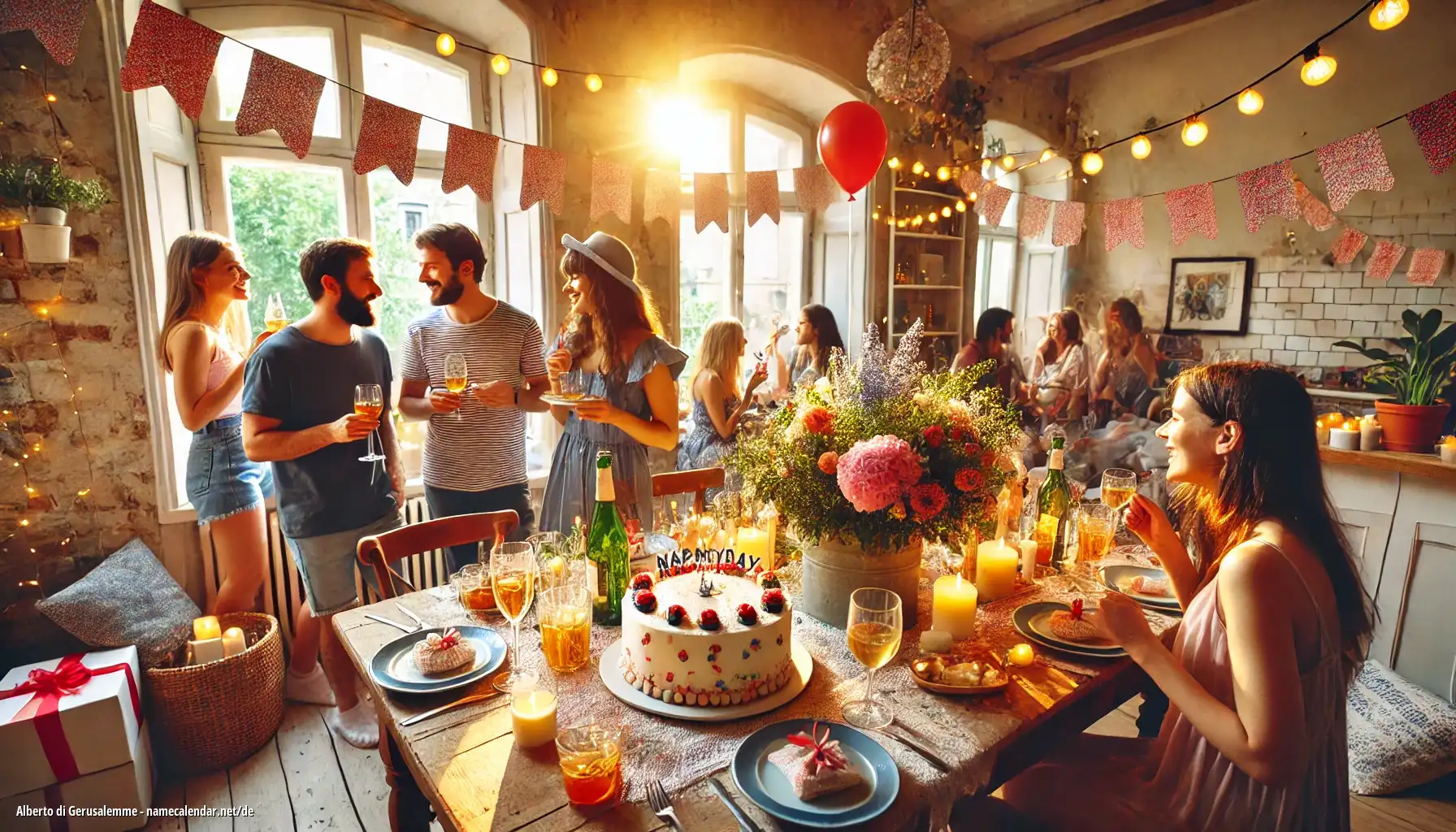 Feier des Namenstages und des Namens - Alberto di Gerusalemme