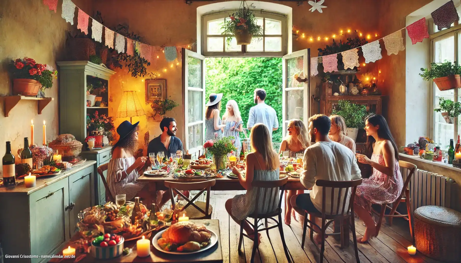 Feier des Namenstages und des Namens - Giovanni Crisostomo