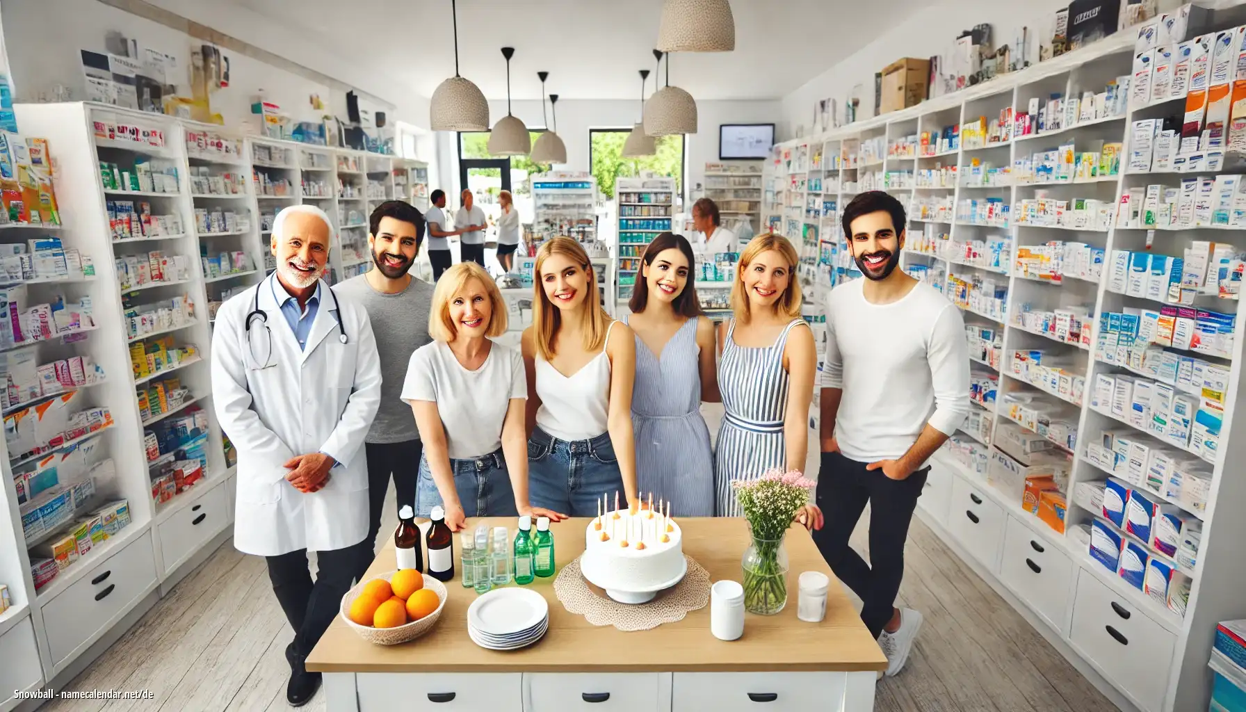 Feier des Namenstages und des Namens - Snowball