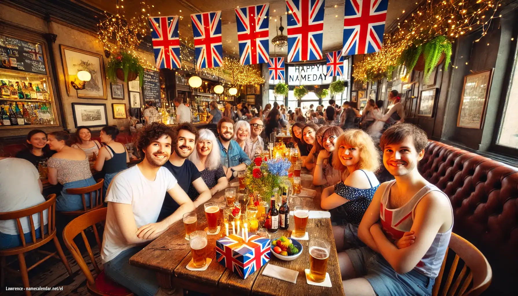 Εορτασμός της ονομαστικής εορτής και του ονόματος - Lawrence