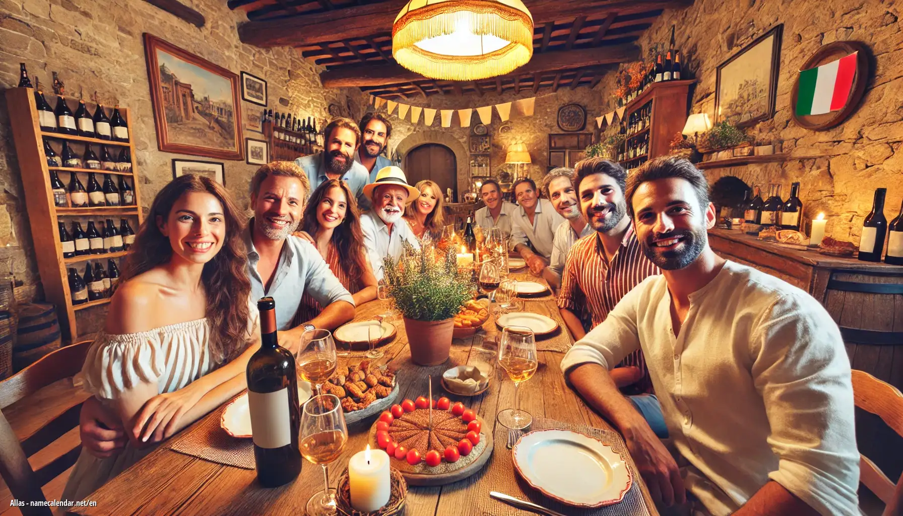 Celebration of name day and name - Allas