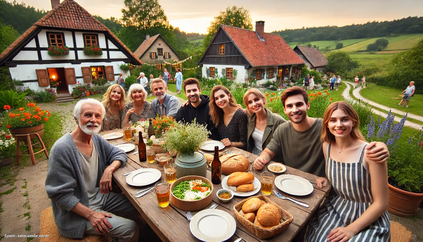 Celebration of name day and name - Eystein