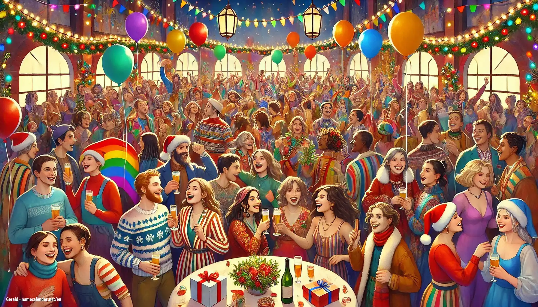 Celebration of name day and name - Gerald