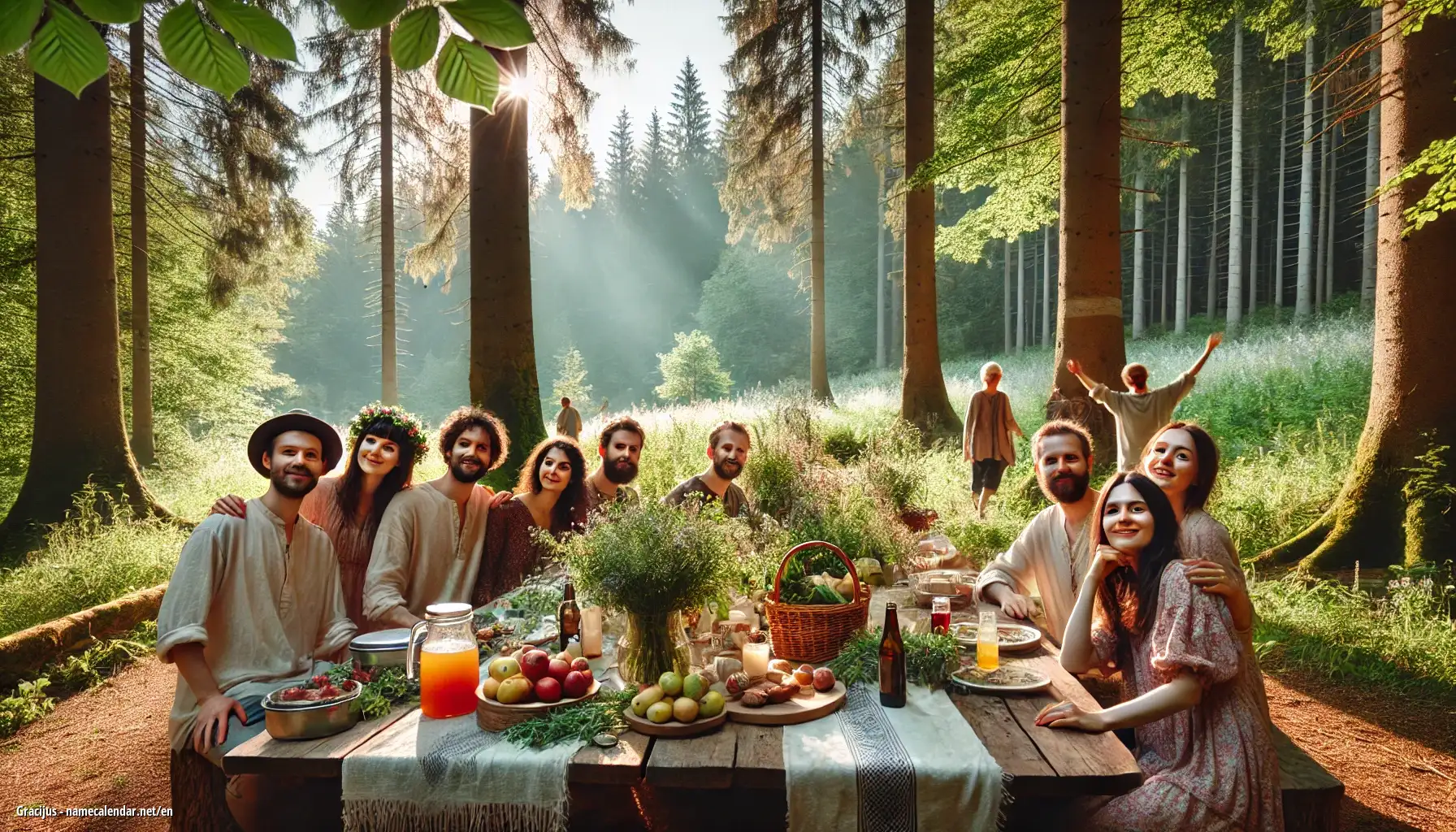 Celebration of name day and name - Gracijus