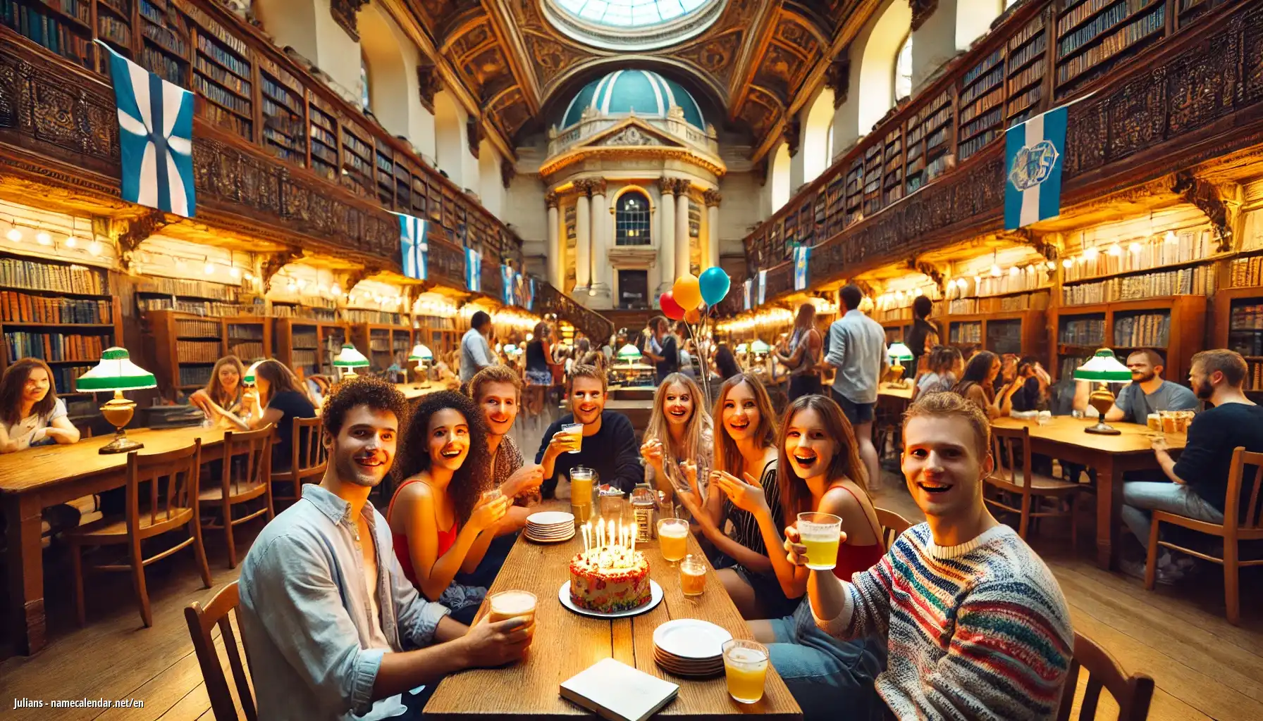 Celebration of name day and name - Julians