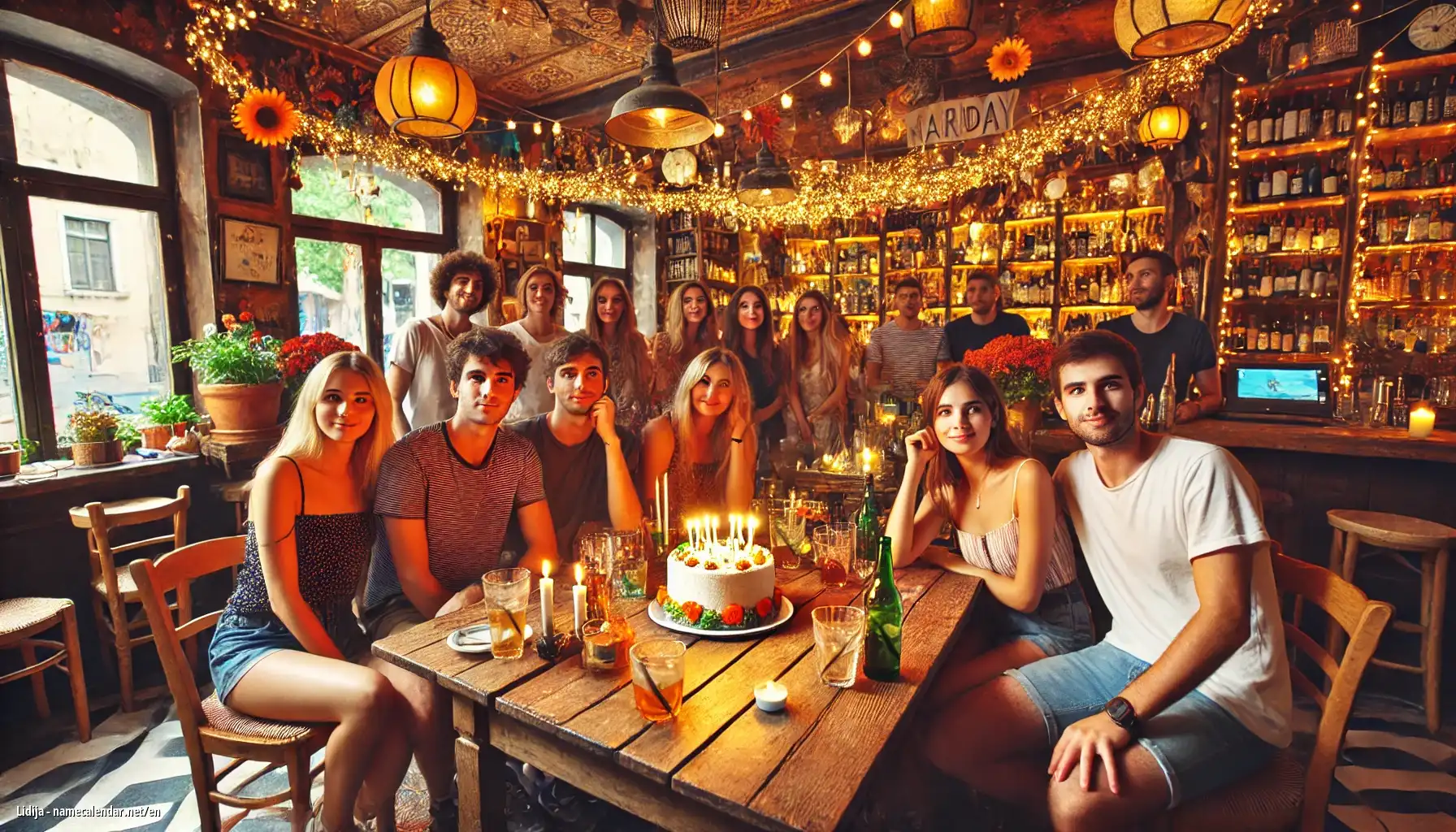 Celebration of name day and name - Lidija