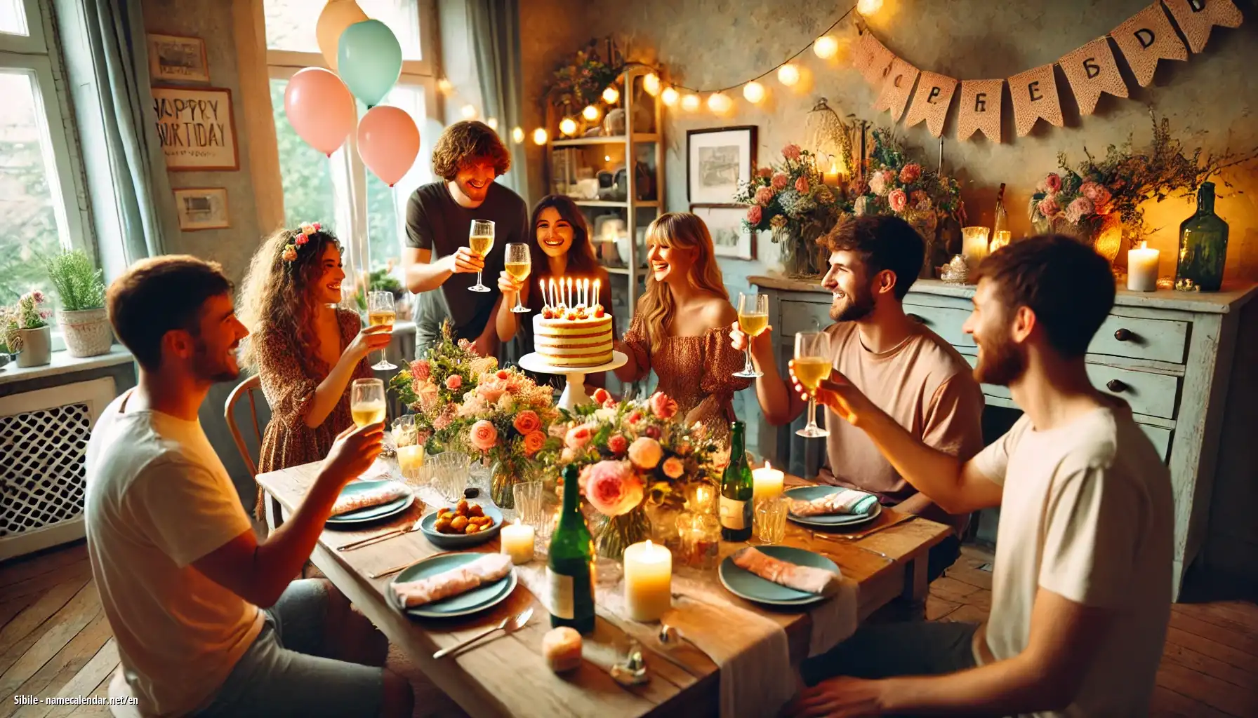 Celebration of name day and name - Sibile