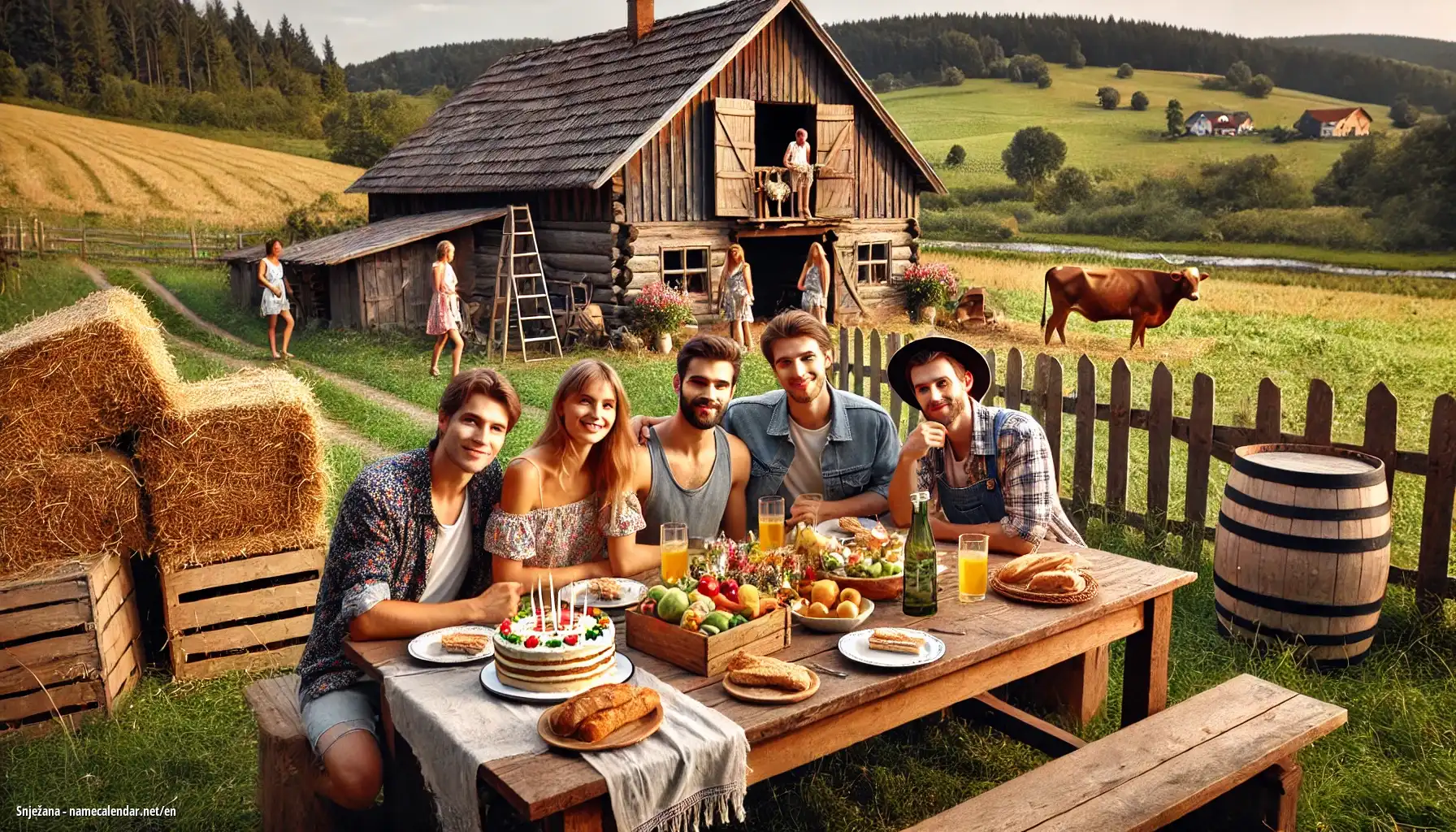 Celebration of name day and name - Snježana