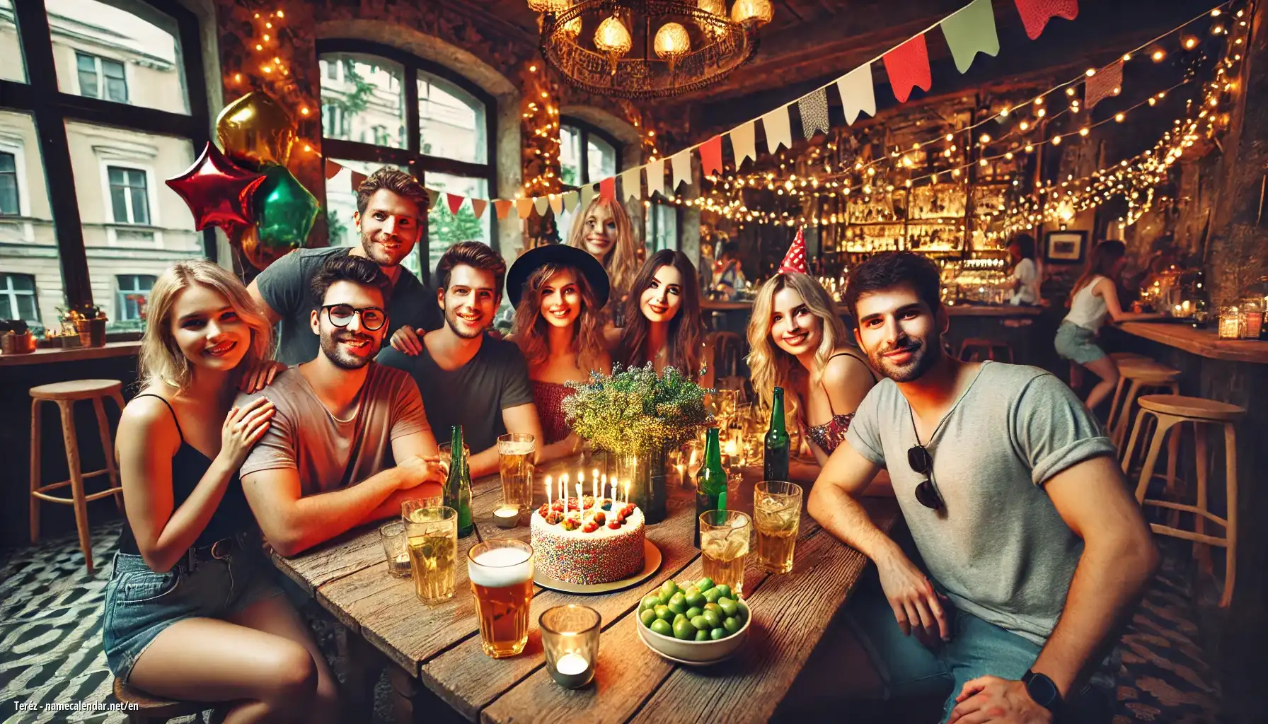 Celebration of name day and name - Teréz