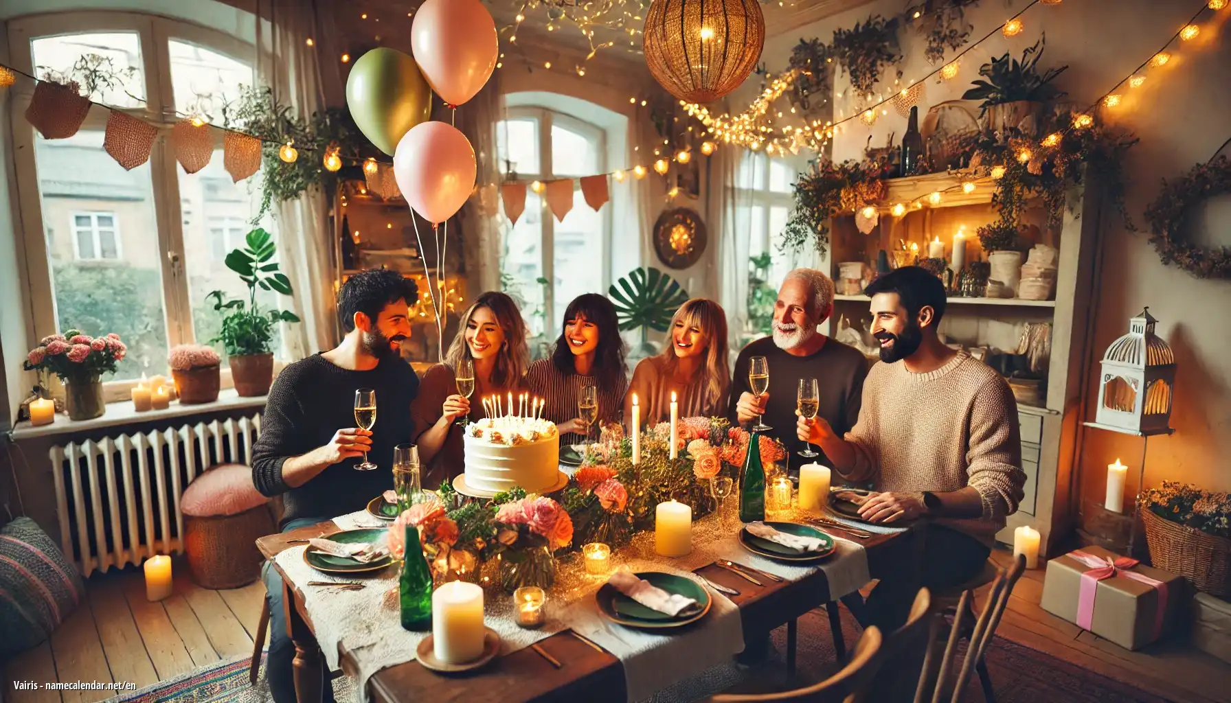 Celebration of name day and name - Vairis