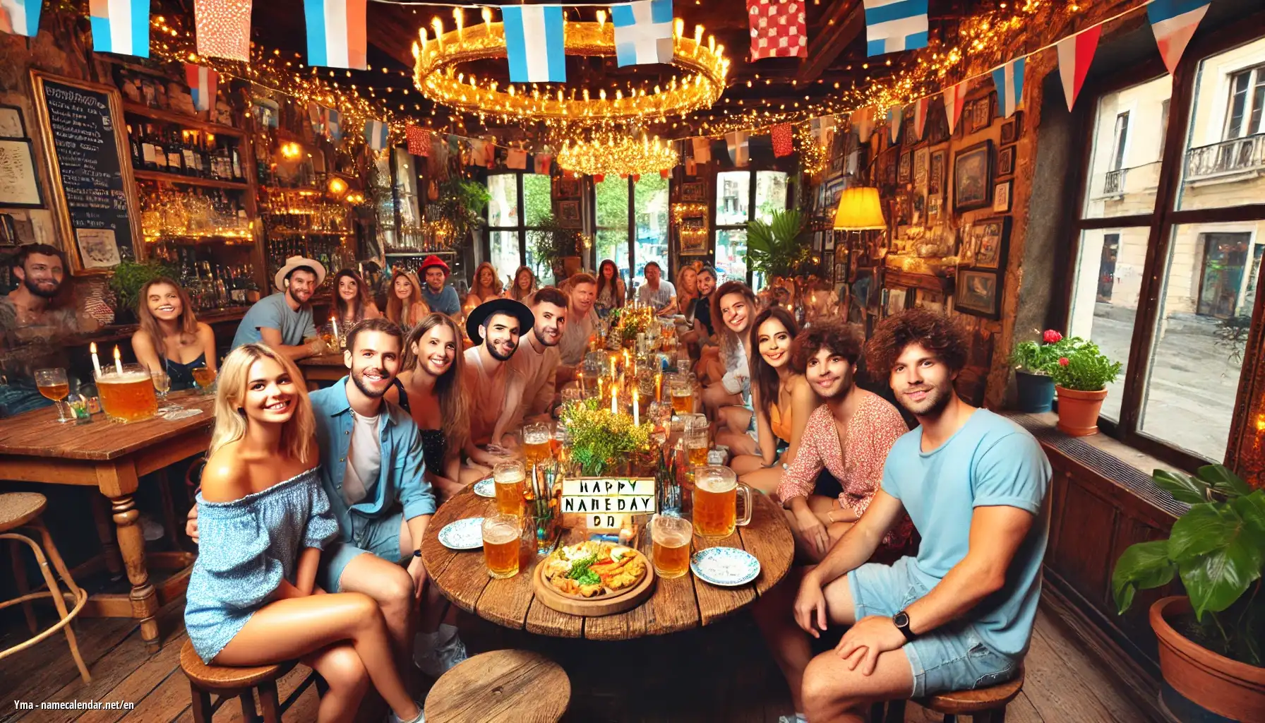 Celebration of name day and name - Yma