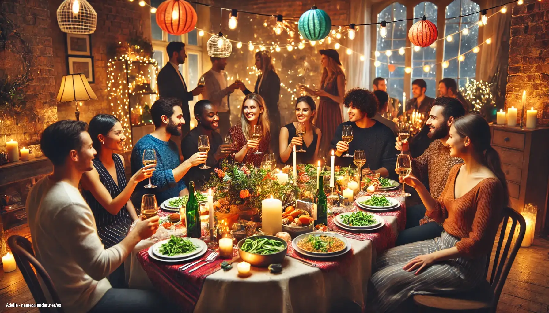 Celebración del onomástico y del nombre - Adelle