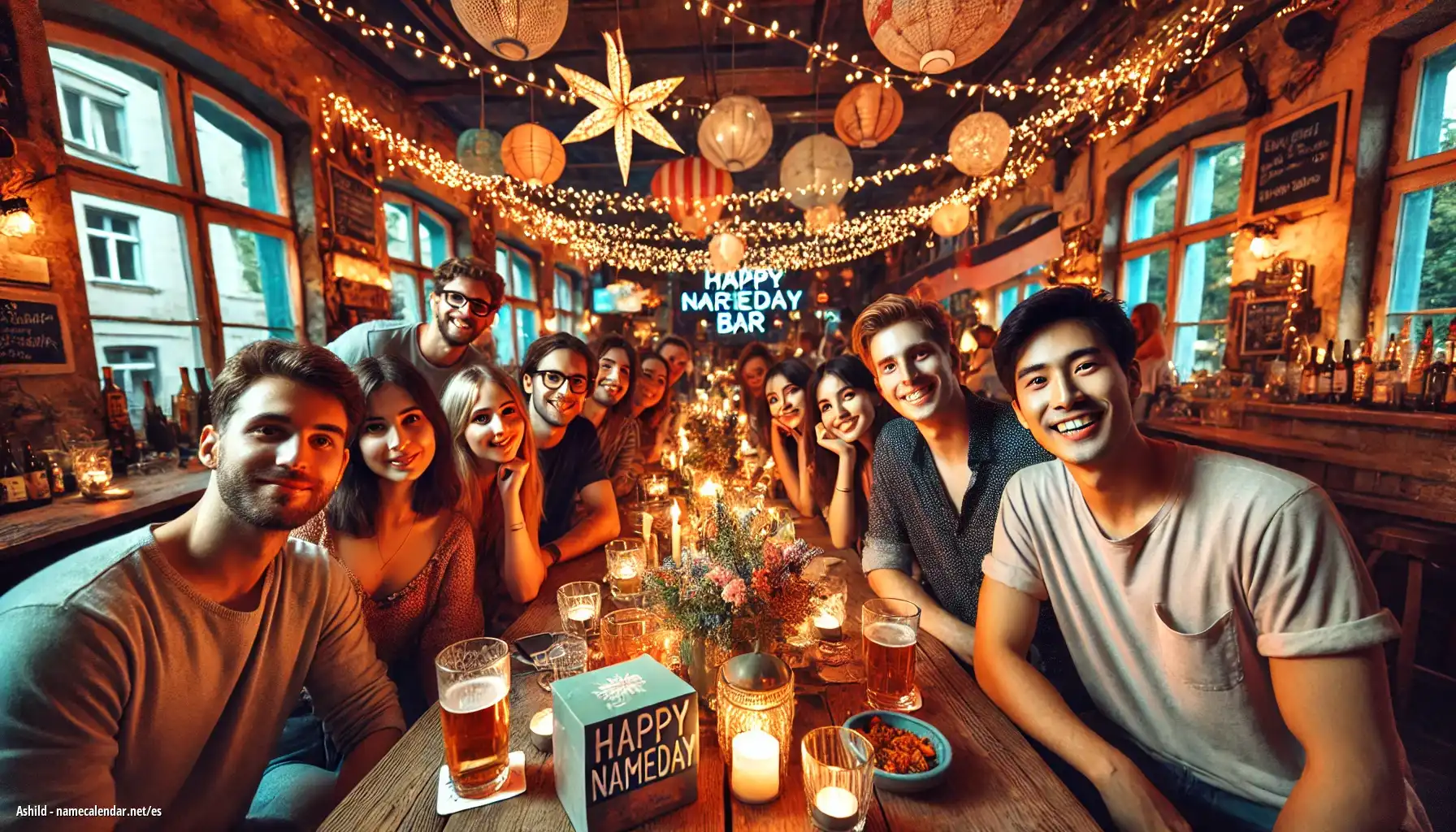 Celebración del onomástico y del nombre - Ashild