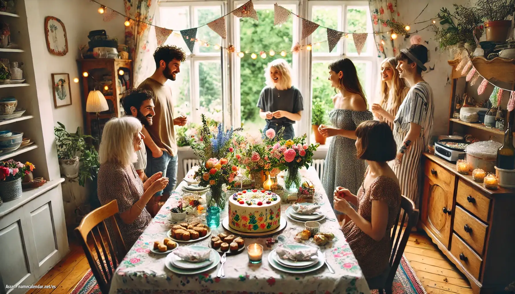 Celebración del onomástico y del nombre - Asser