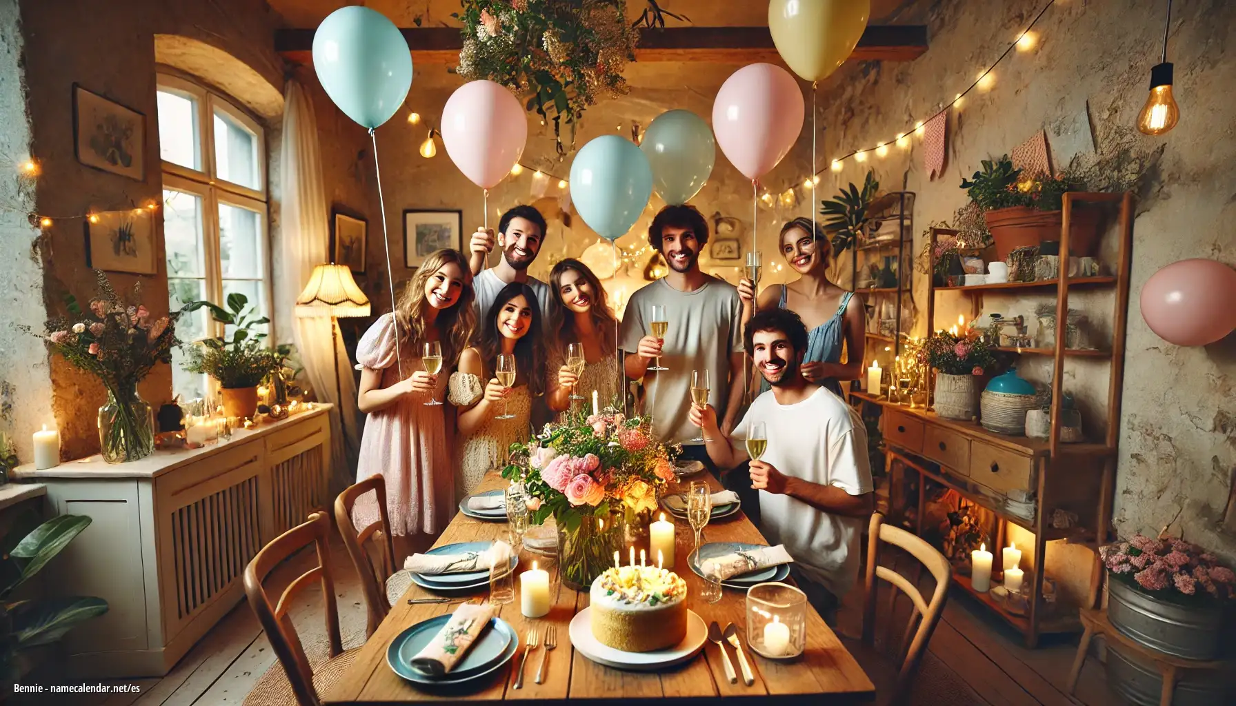 Celebración del onomástico y del nombre - Bennie