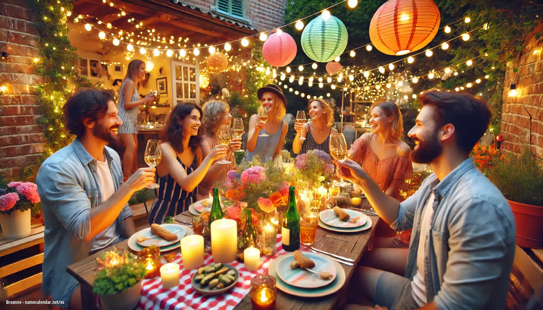 Celebración del onomástico y del nombre - Breanne