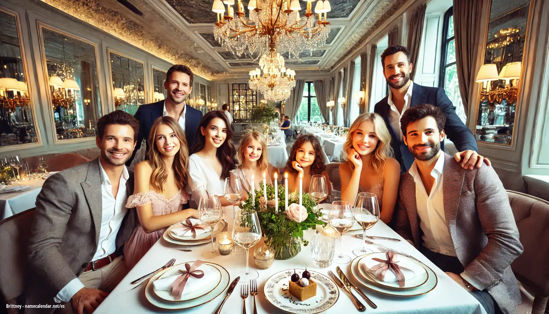 Celebración del onomástico y del nombre - Brittney