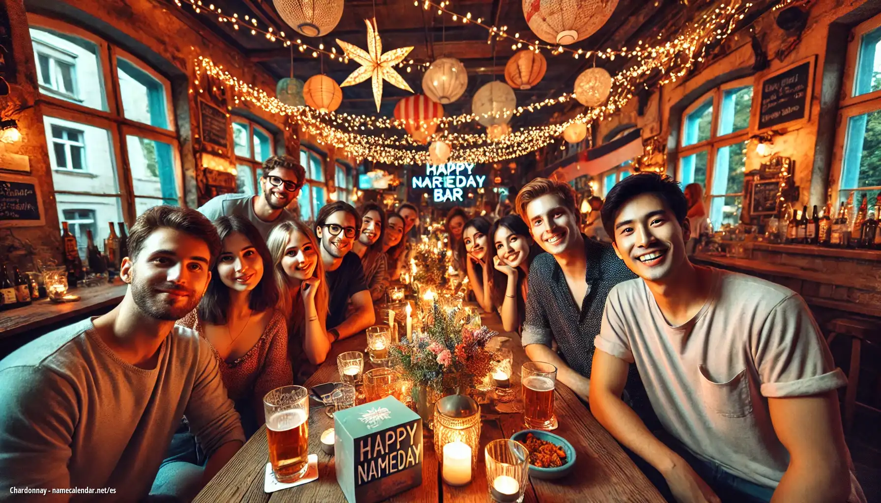 Celebración del onomástico y del nombre - Chardonnay