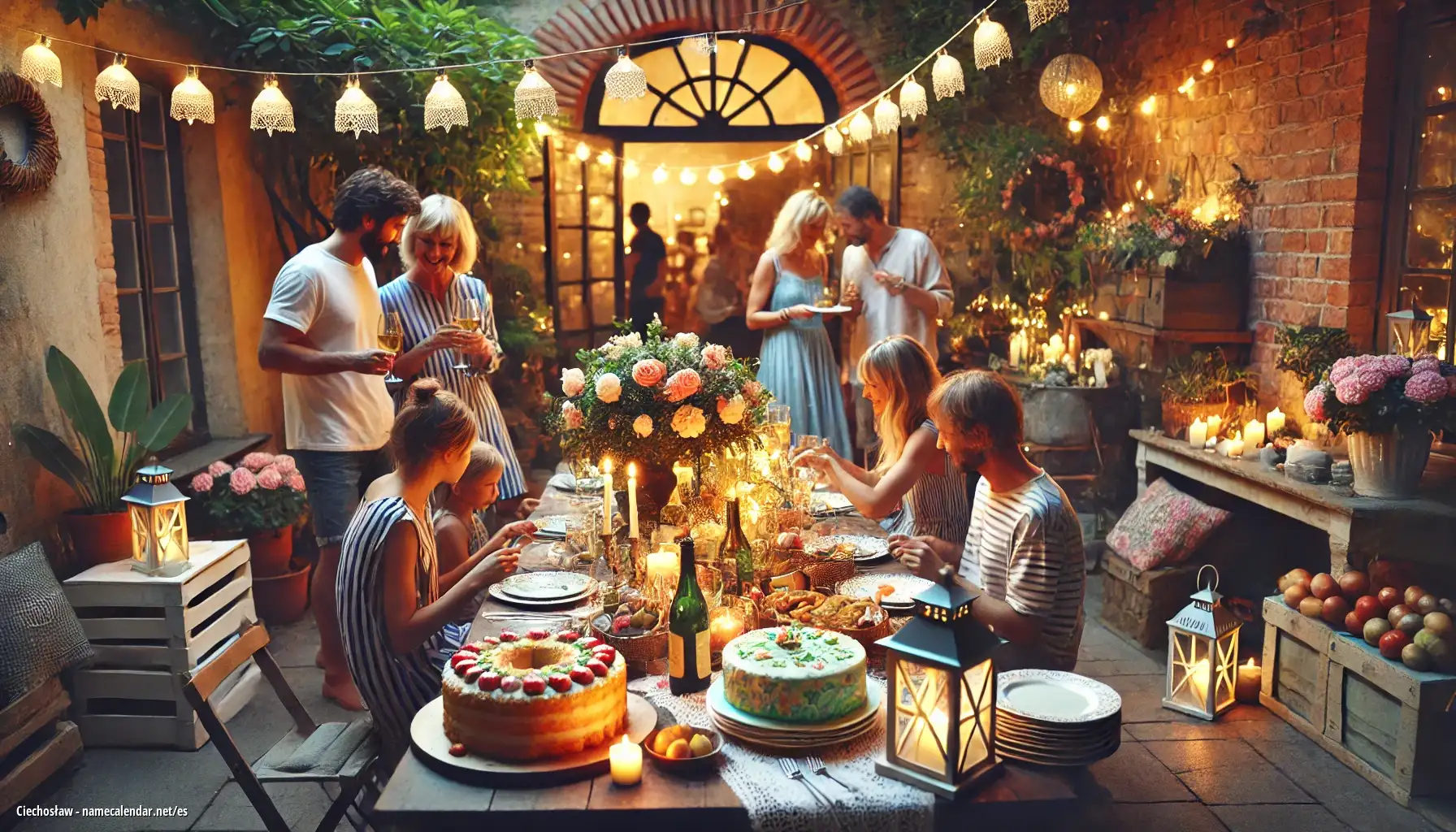 Celebración del onomástico y del nombre - Ciechosław