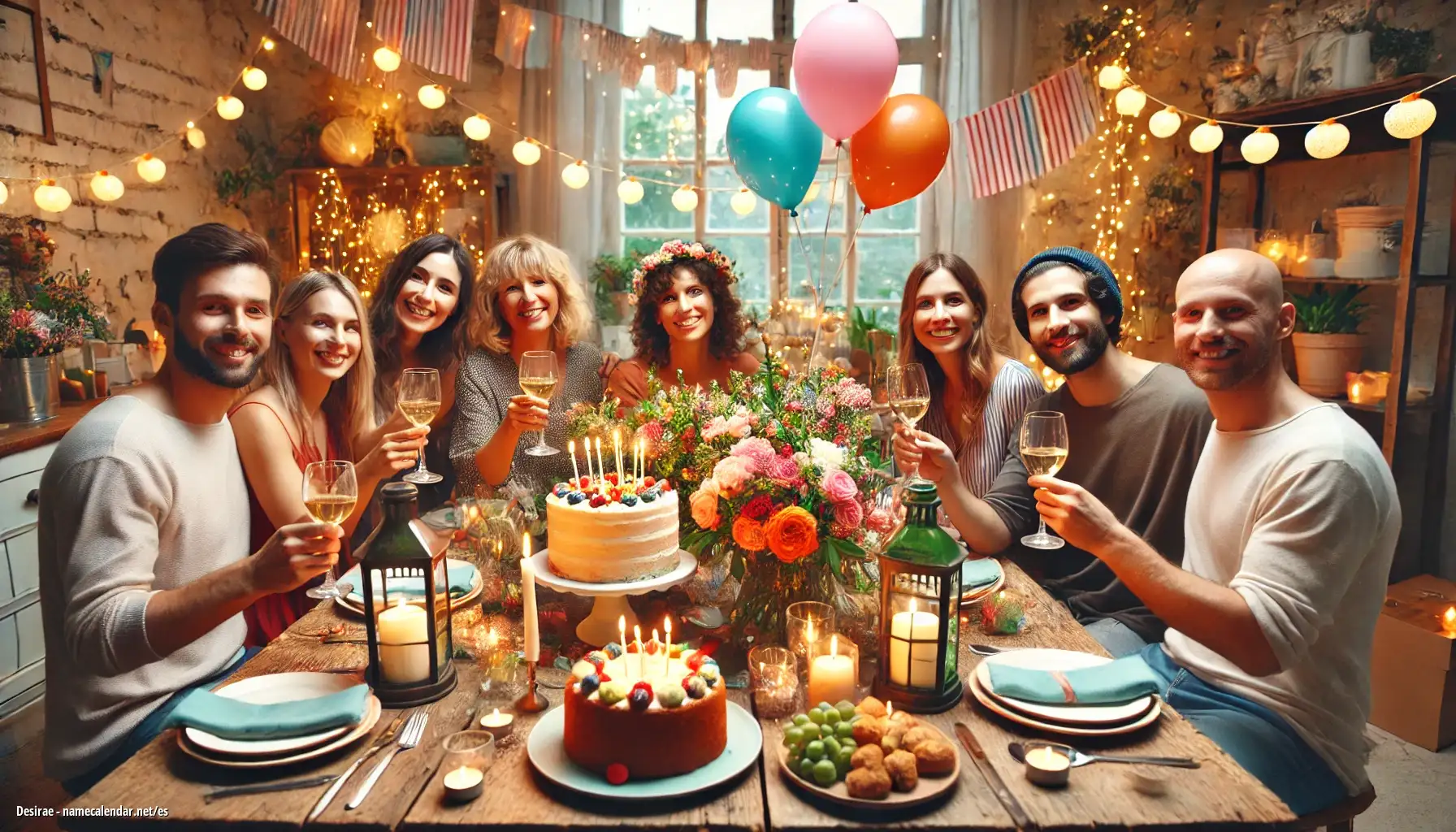 Celebración del onomástico y del nombre - Desirae