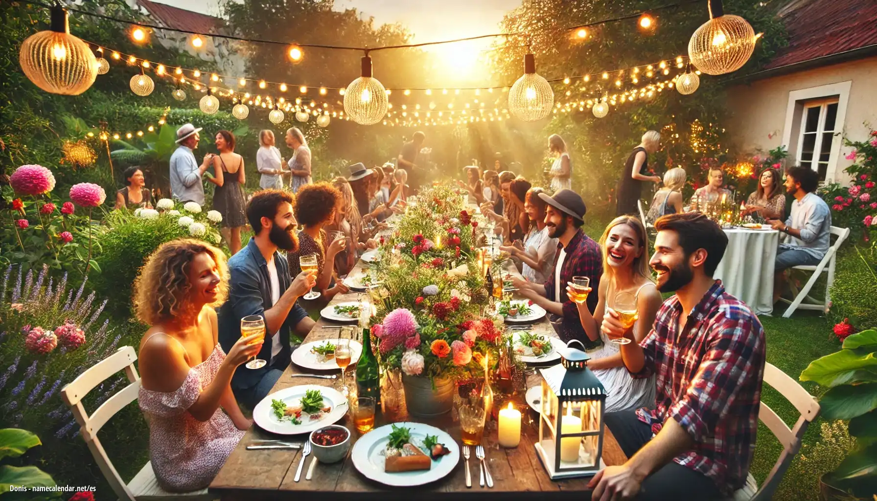 Celebración del onomástico y del nombre - Donis