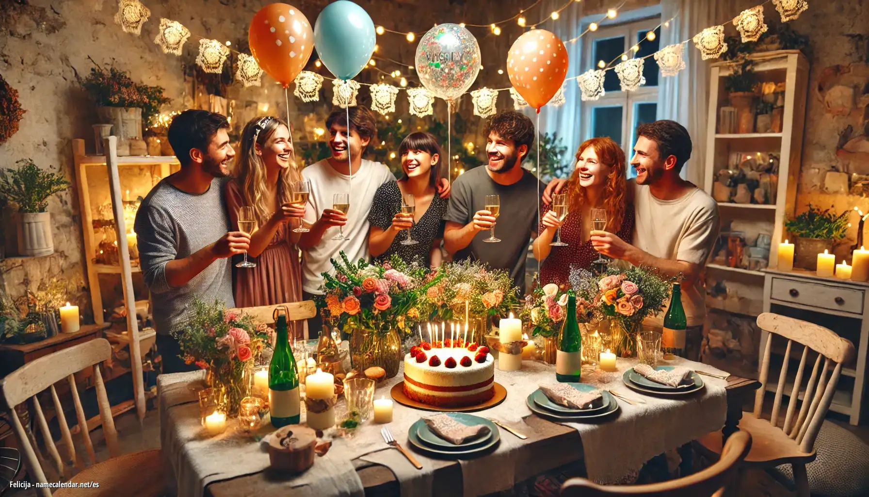 Celebración del onomástico y del nombre - Felicija