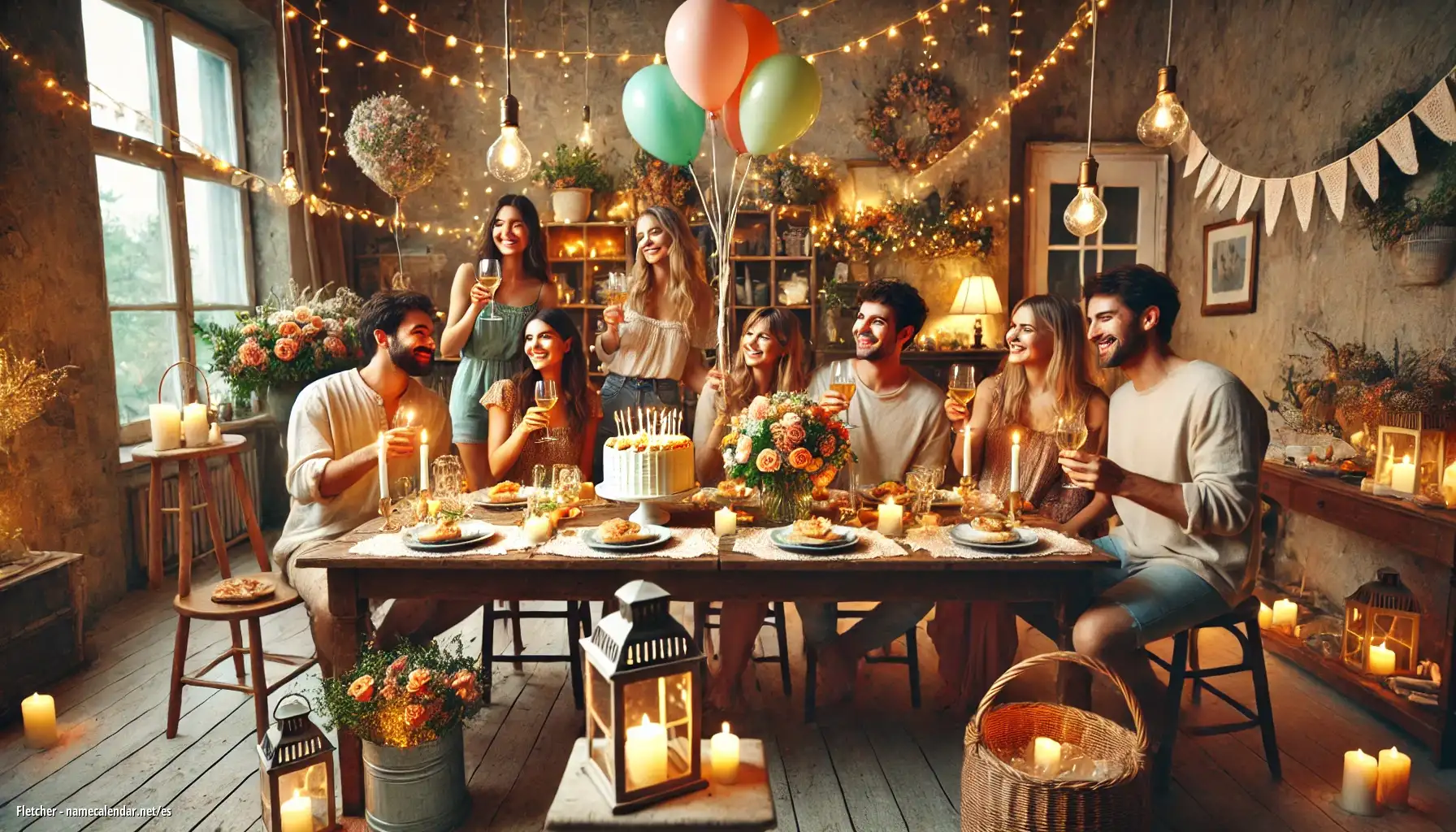 Celebración del onomástico y del nombre - Fletcher