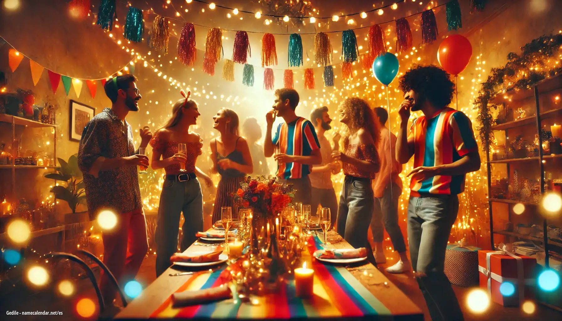 Celebración del onomástico y del nombre - Gedile