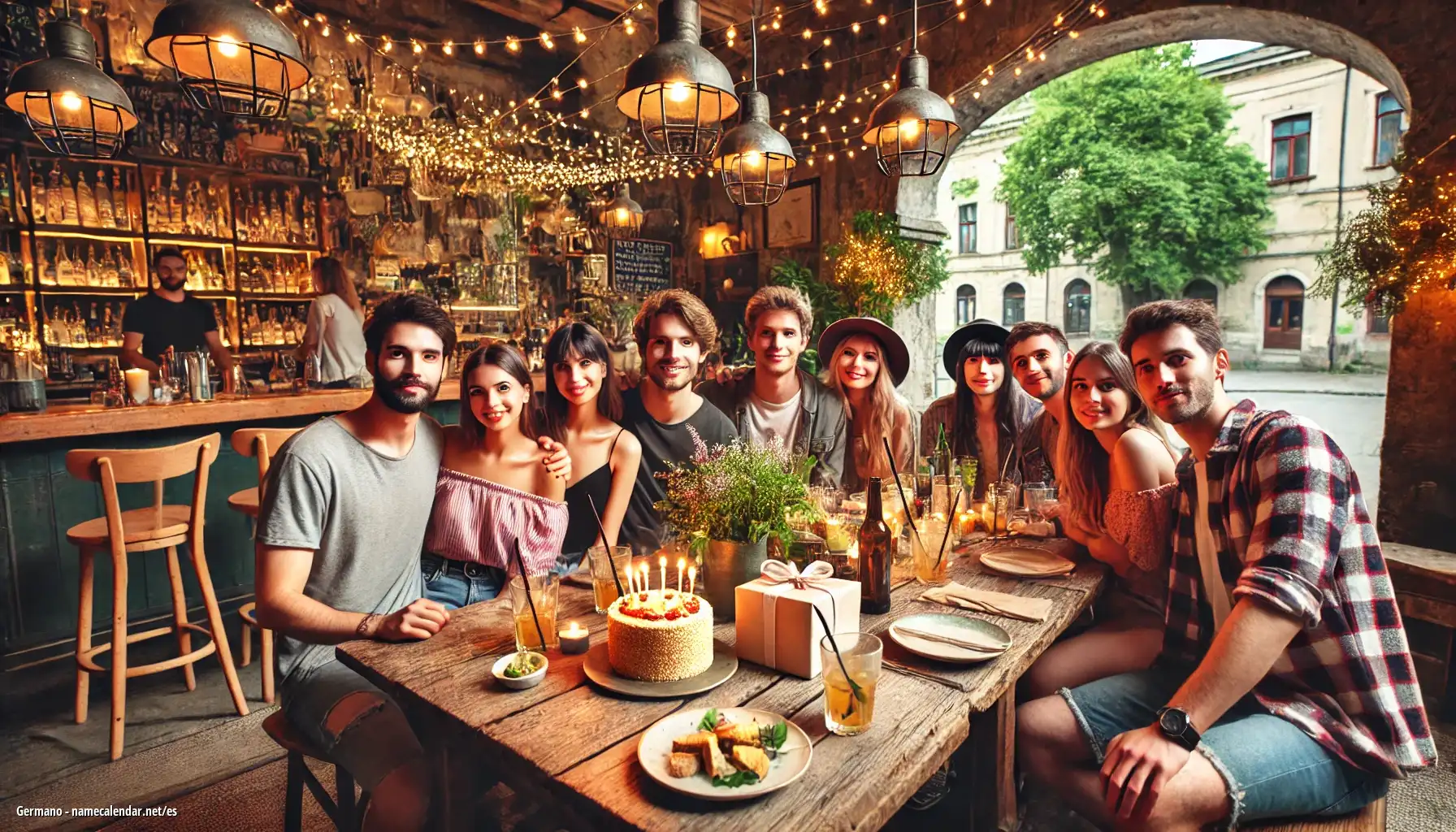 Celebración del onomástico y del nombre - Germano