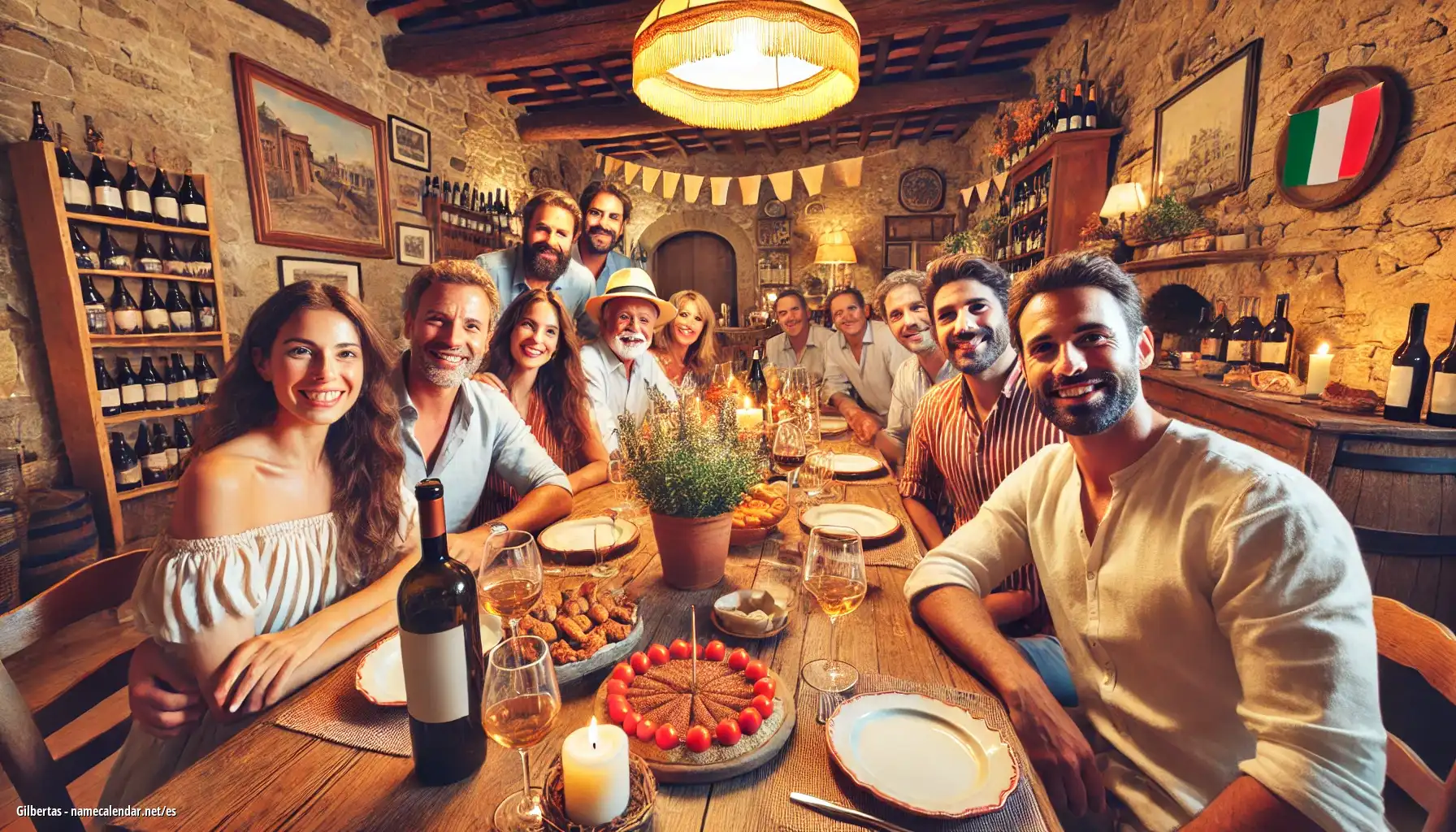 Celebración del onomástico y del nombre - Gilbertas