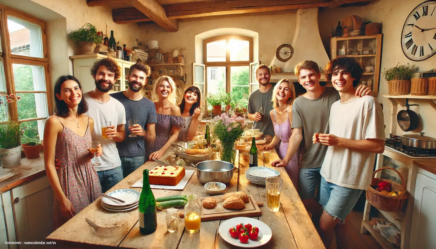 Celebración del onomástico y del nombre - Gniewomir
