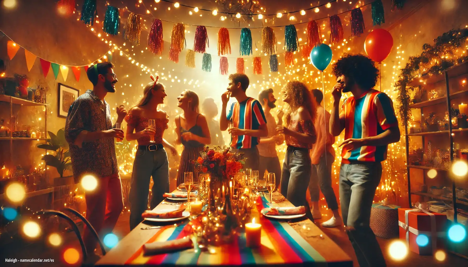 Celebración del onomástico y del nombre - Haleigh