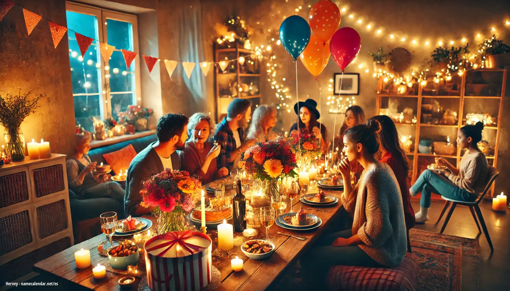 Celebración del onomástico y del nombre - Hervey