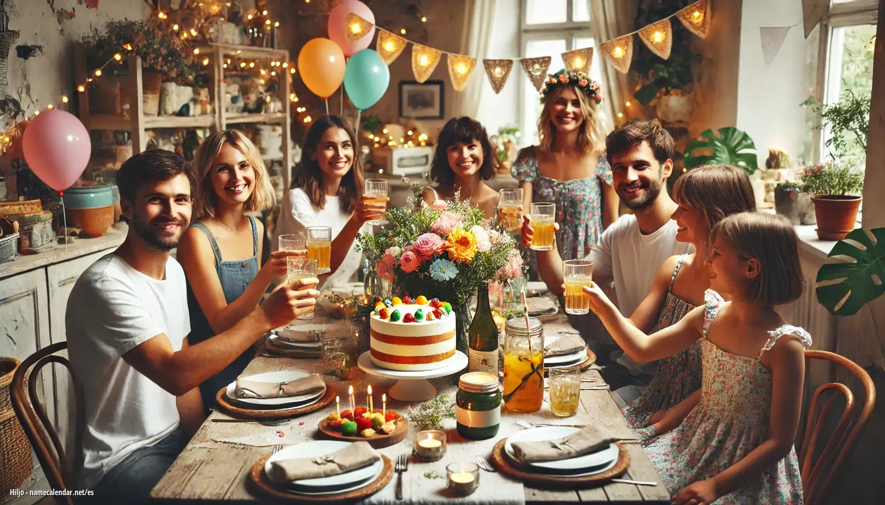 Celebración del onomástico y del nombre - Hiljo