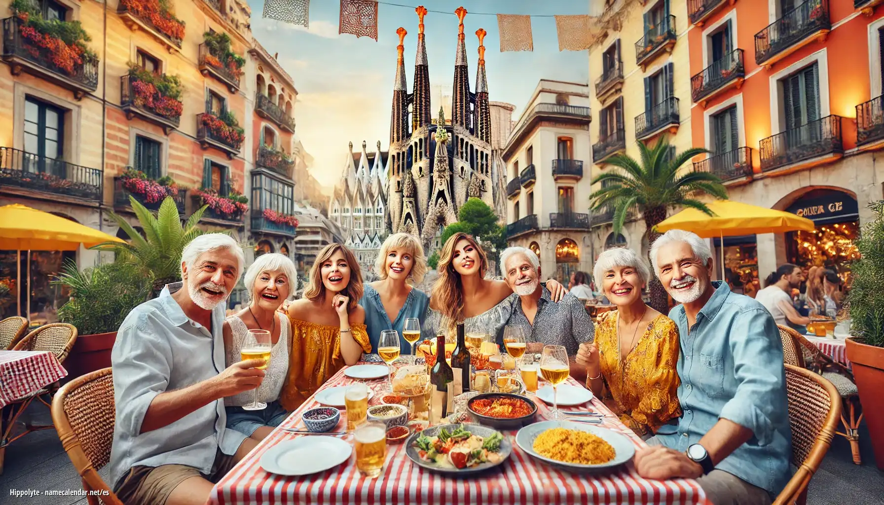 Celebración del onomástico y del nombre - Hippolyte